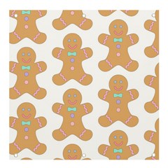 Happy Birthday Pattern Christmas Biscuits Pastries Banner And Sign 4  X 4  by artworkshop