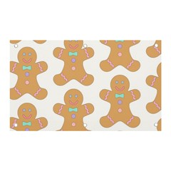 Happy Birthday Pattern Christmas Biscuits Pastries Banner And Sign 5  X 3  by artworkshop