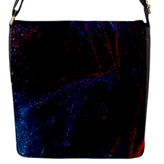 Abstract Painting Feathers Beautiful Flap Closure Messenger Bag (s) by artworkshop