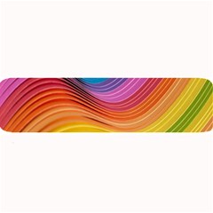  Rainbow Pattern Lines Large Bar Mats by artworkshop