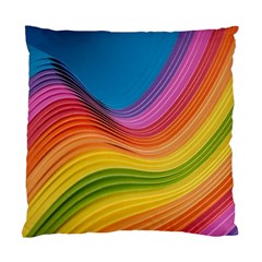  Rainbow Pattern Lines Standard Cushion Case (one Side) by artworkshop