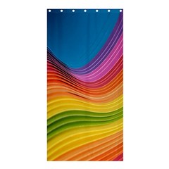  Rainbow Pattern Lines Shower Curtain 36  X 72  (stall) 