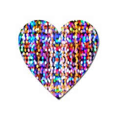 Abstract Background Blur Heart Magnet by artworkshop