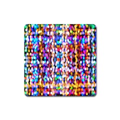 Abstract Background Blur Square Magnet by artworkshop