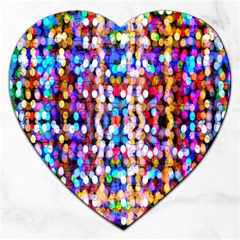 Abstract Background Blur Jigsaw Puzzle (heart) by artworkshop