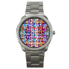 Abstract Background Blur Sport Metal Watch