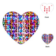 Abstract Background Blur Playing Cards Single Design (heart) by artworkshop