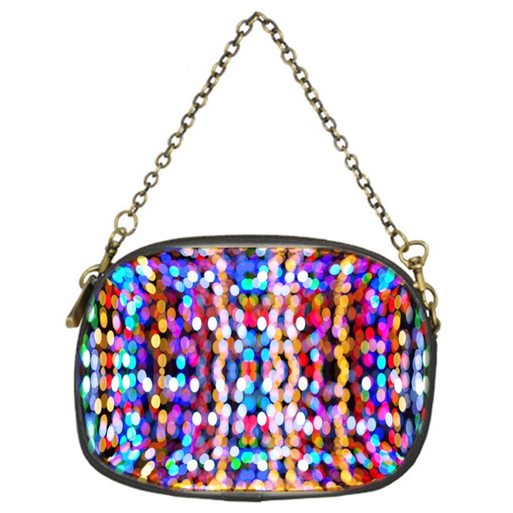 Abstract Background Blur Chain Purse (One Side)