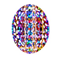 Abstract Background Blur Oval Filigree Ornament (two Sides) by artworkshop