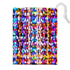 Abstract Background Blur Drawstring Pouch (5xl) by artworkshop