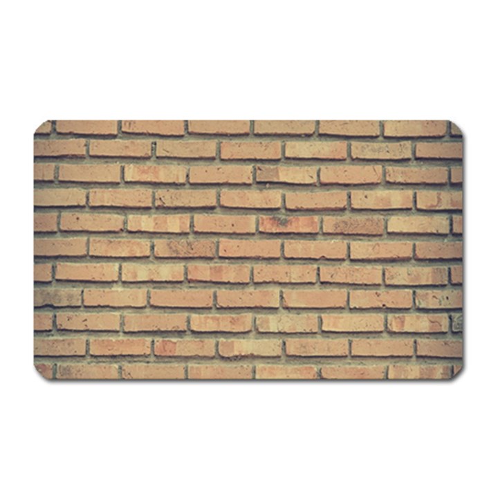 Bricks Wall Red  Magnet (Rectangular)