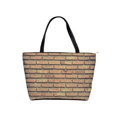 Bricks Wall Red  Classic Shoulder Handbag by artworkshop