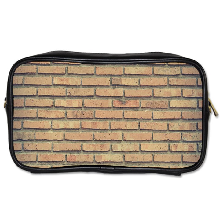 Bricks Wall Red  Toiletries Bag (Two Sides)