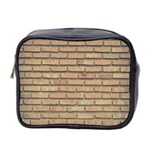 Bricks Wall Red  Mini Toiletries Bag (Two Sides) Front