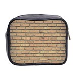 Bricks Wall Red  Mini Toiletries Bag (Two Sides) Back