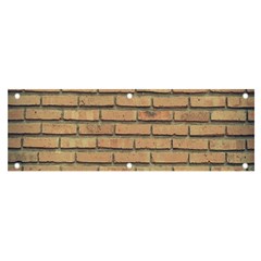 Bricks Wall Red  Banner And Sign 6  X 2  by artworkshop