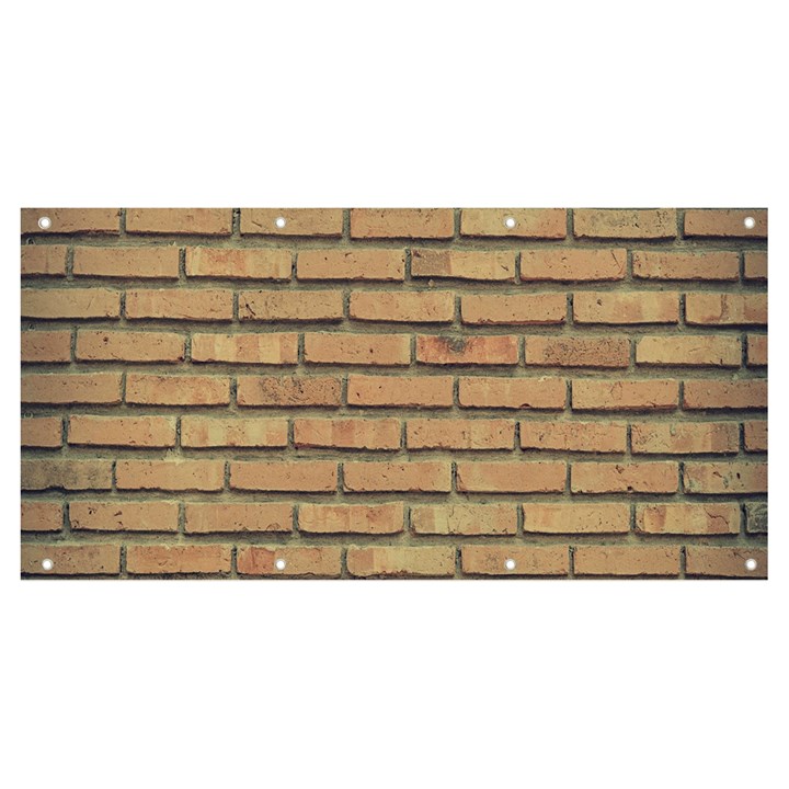 Bricks Wall Red  Banner and Sign 8  x 4 