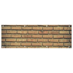 Bricks Wall Red  Banner And Sign 9  X 3  by artworkshop