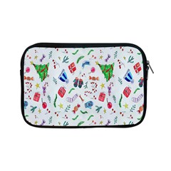 New Year Christmas Winter Watercolor Apple Ipad Mini Zipper Cases by artworkshop