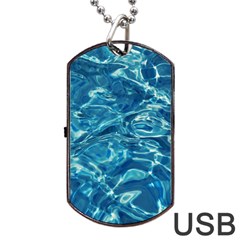 Surface Abstract Background Dog Tag Usb Flash (two Sides) by artworkshop