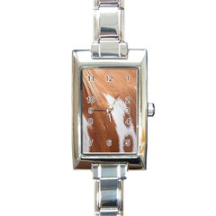 Horse Coat Animal Equine Rectangle Italian Charm Watch by artworkshop