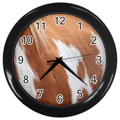 Horse Coat Animal Equine Wall Clock (black) by artworkshop