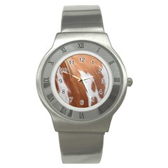 Horse Coat Animal Equine Stainless Steel Watch by artworkshop