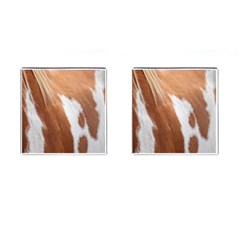 Horse Coat Animal Equine Cufflinks (square) by artworkshop