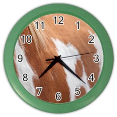 Horse Coat Animal Equine Color Wall Clock by artworkshop