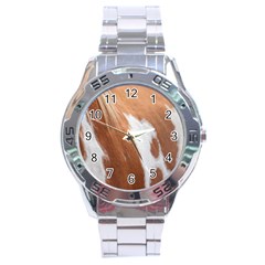 Horse Coat Animal Equine Stainless Steel Analogue Watch by artworkshop