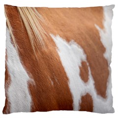 Horse Coat Animal Equine Large Cushion Case (one Side) by artworkshop