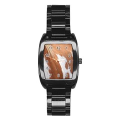 Horse Coat Animal Equine Stainless Steel Barrel Watch by artworkshop