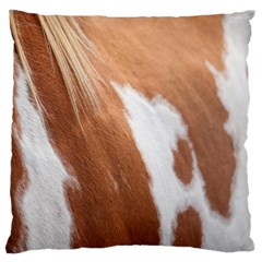 Horse Coat Animal Equine Large Flano Cushion Case (one Side) by artworkshop