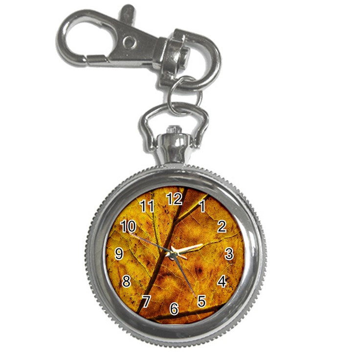 Leaf Leaf Veins Fall Key Chain Watches