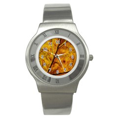 Leaf Leaf Veins Fall Stainless Steel Watch by artworkshop