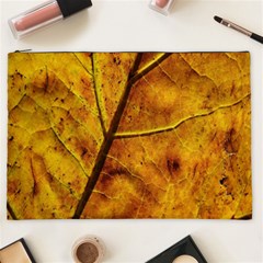 Leaf Leaf Veins Fall Cosmetic Bag (xxl) by artworkshop