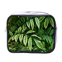 Leaves Foliage Twig Bush Plant Mini Toiletries Bag (one Side) by artworkshop