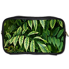 Leaves Foliage Twig Bush Plant Toiletries Bag (one Side) by artworkshop