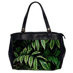 Leaves Foliage Twig Bush Plant Oversize Office Handbag by artworkshop