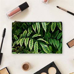 Leaves Foliage Twig Bush Plant Cosmetic Bag (medium) by artworkshop