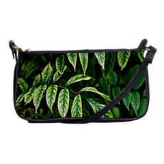 Leaves Foliage Twig Bush Plant Shoulder Clutch Bag by artworkshop