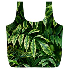 Leaves Foliage Twig Bush Plant Full Print Recycle Bag (xl) by artworkshop