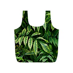 Leaves Foliage Twig Bush Plant Full Print Recycle Bag (s) by artworkshop