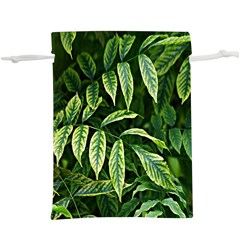 Leaves Foliage Twig Bush Plant  Lightweight Drawstring Pouch (xl) by artworkshop