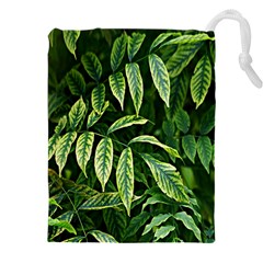 Leaves Foliage Twig Bush Plant Drawstring Pouch (4xl)