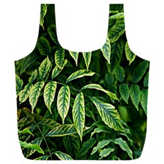 Leaves Foliage Twig Bush Plant Full Print Recycle Bag (xxxl) by artworkshop