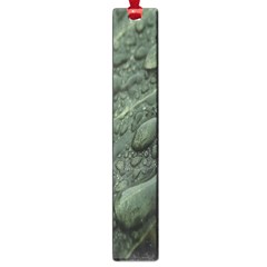 Leaves Water Drops Green  Large Book Marks by artworkshop