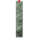 Leaves Water Drops Green  Large Book Marks Front