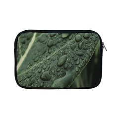 Leaves Water Drops Green  Apple Ipad Mini Zipper Cases