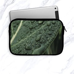 Leaves Water Drops Green  Apple Ipad Mini Zipper Cases by artworkshop